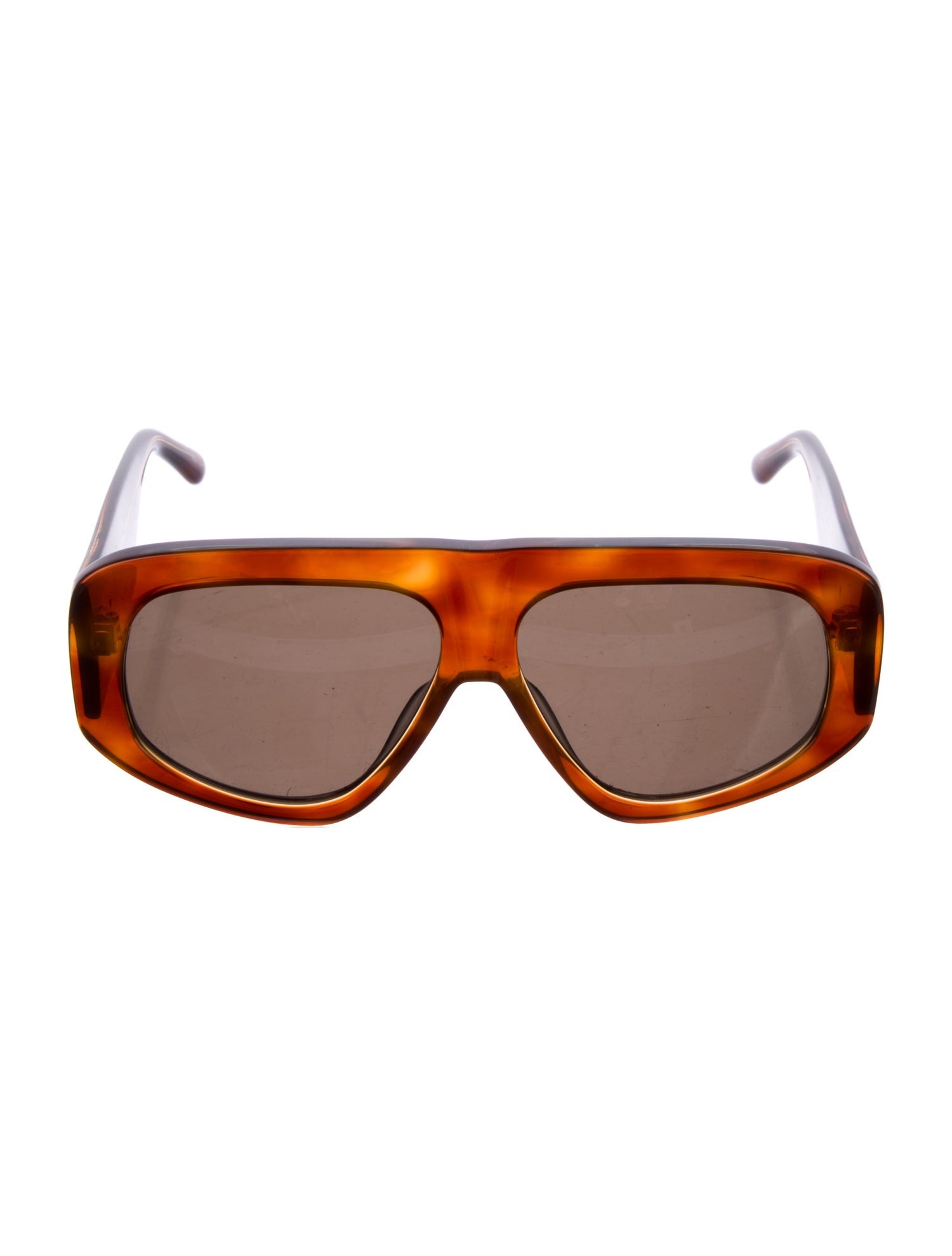 Linda Farrow Oversize Tinted Sunglasses