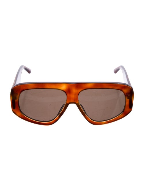 Linda Farrow Oversize Tinted Sunglasses