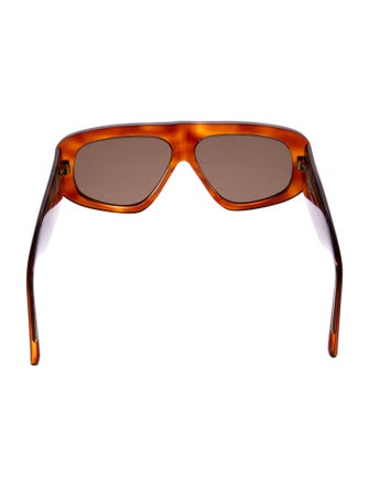 Linda Farrow Oversize Tinted Sunglasses