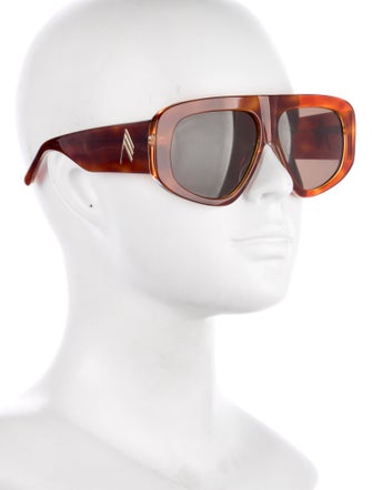 Linda Farrow Oversize Tinted Sunglasses