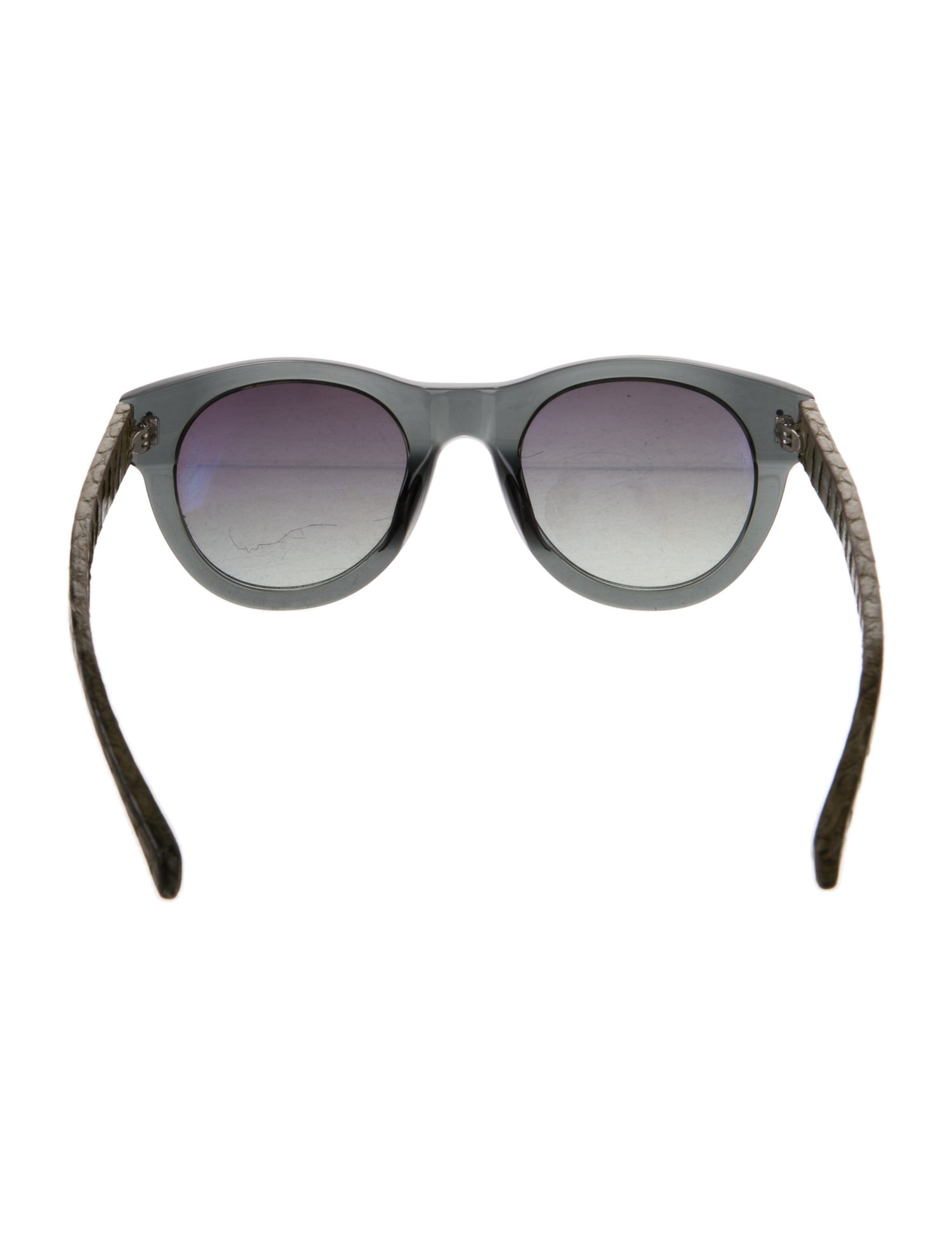 Linda Farrow Wayfarer Tinted Sunglasses
