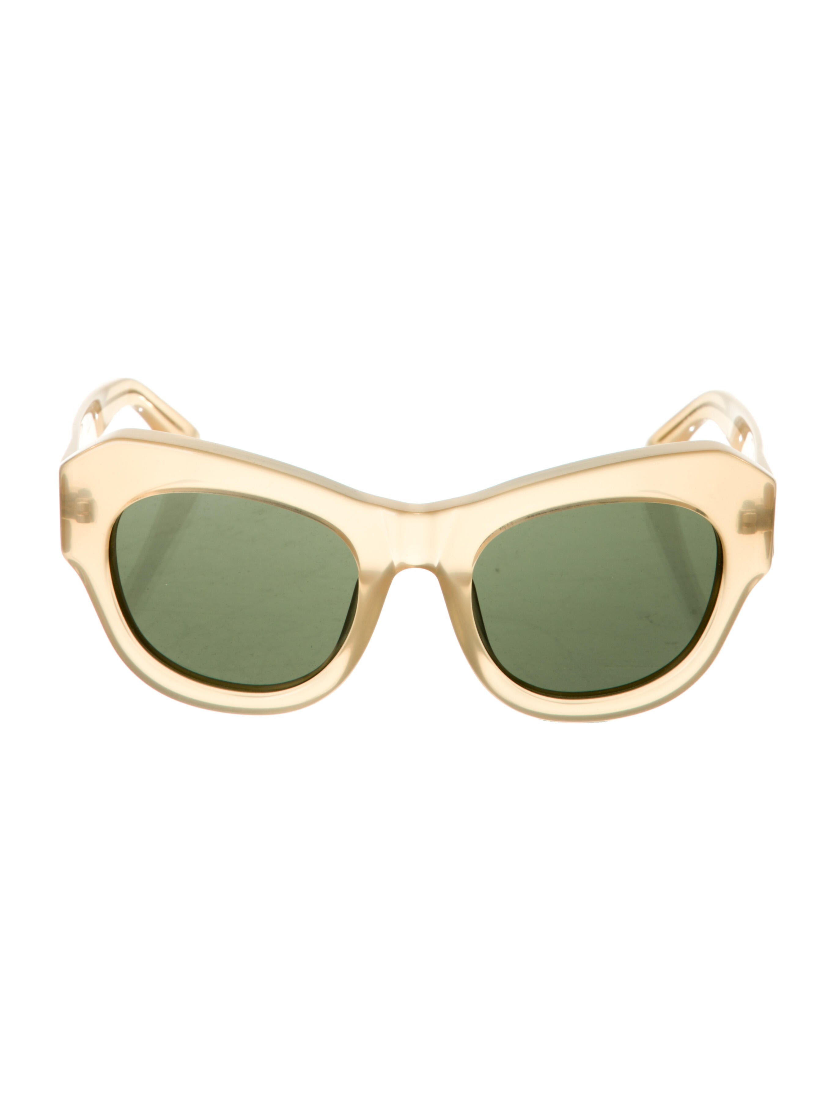 Linda Farrow Oversize Tinted Sunglasses