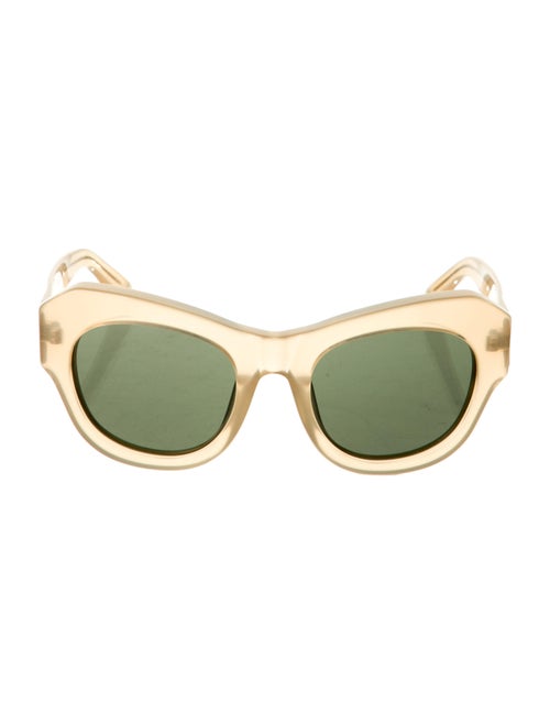 Linda Farrow Oversize Tinted Sunglasses