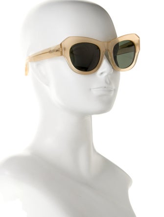 Linda Farrow Oversize Tinted Sunglasses
