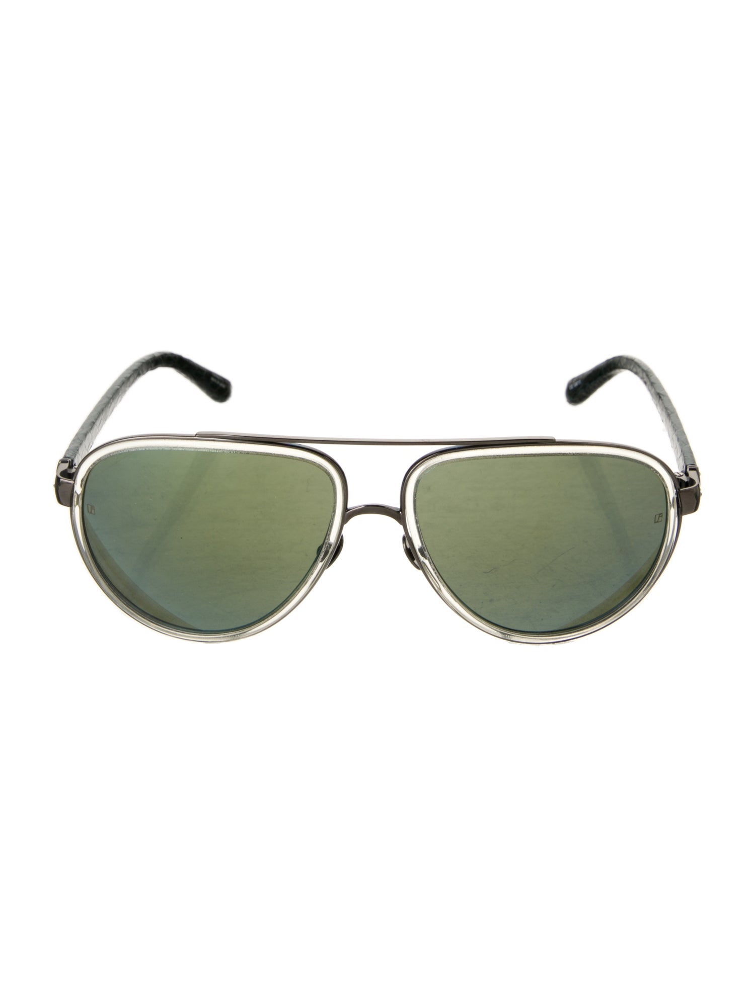 Linda Farrow Aviator Tinted Sunglasses