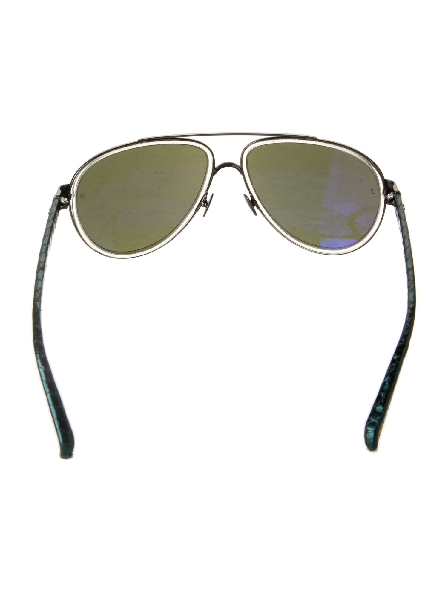 Linda Farrow Aviator Tinted Sunglasses