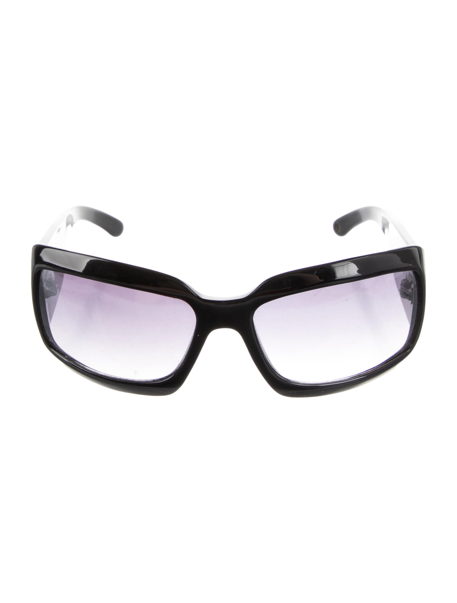 Linda Farrow Oversize Gradient Sunglasses