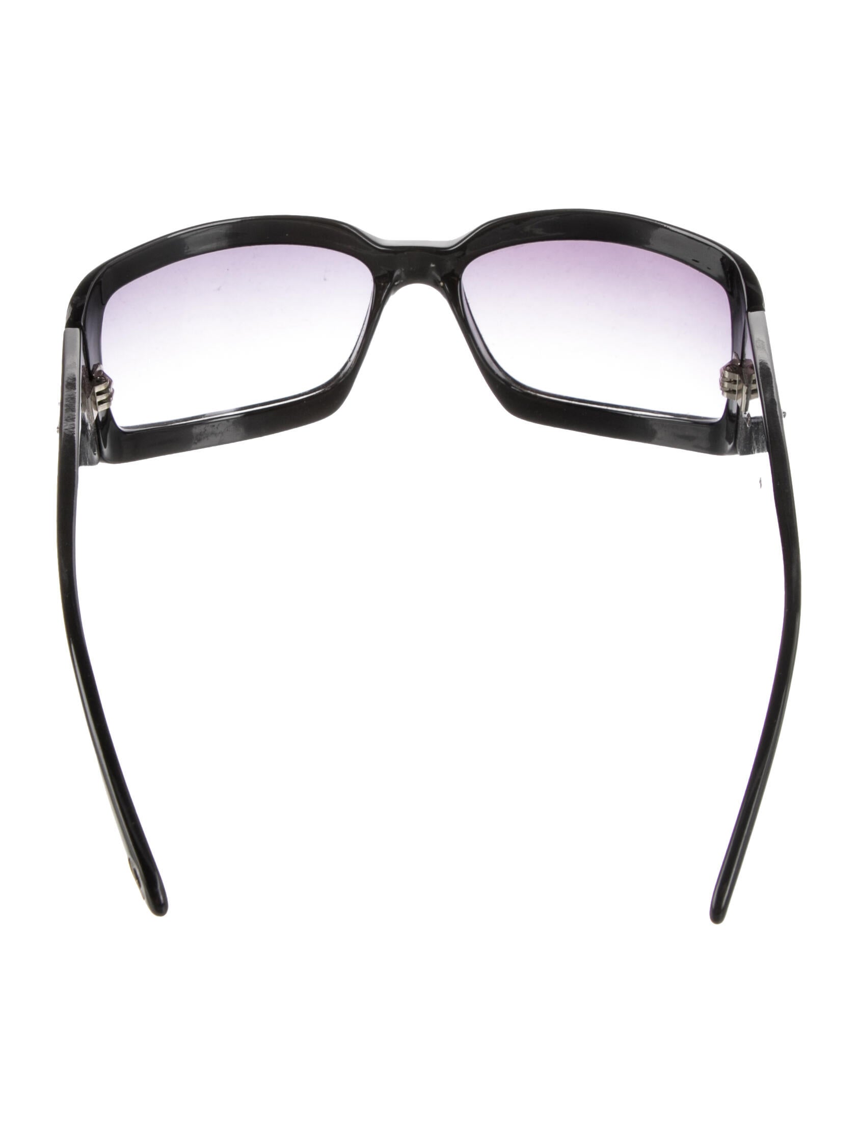 Linda Farrow Oversize Gradient Sunglasses