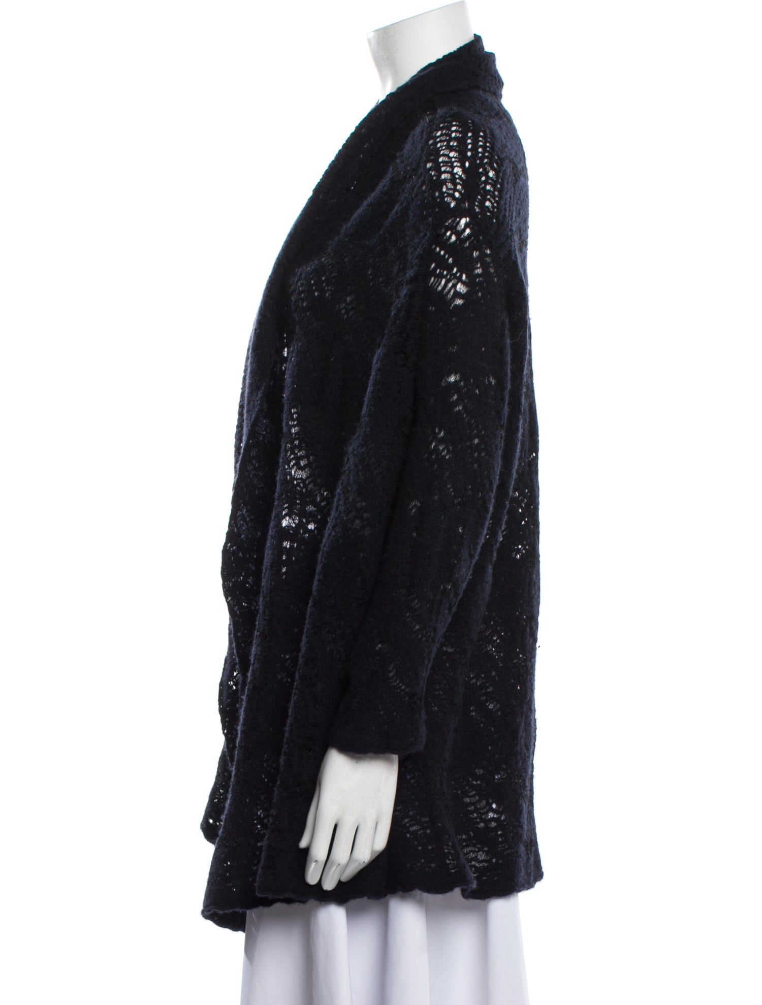 Lainey Keogh Cashmere Open Front Sweater