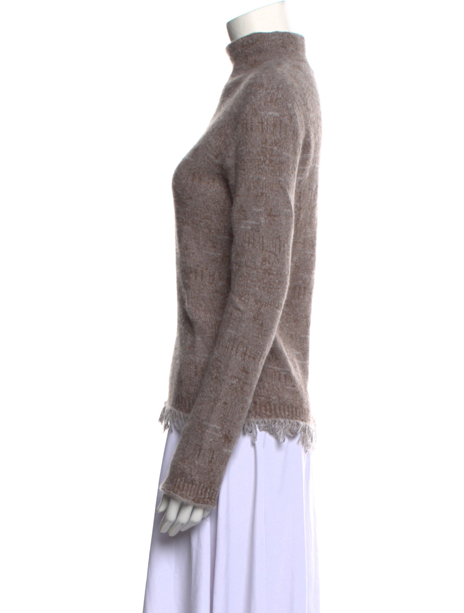 Lainey Keogh Cashmere Turtleneck Sweater