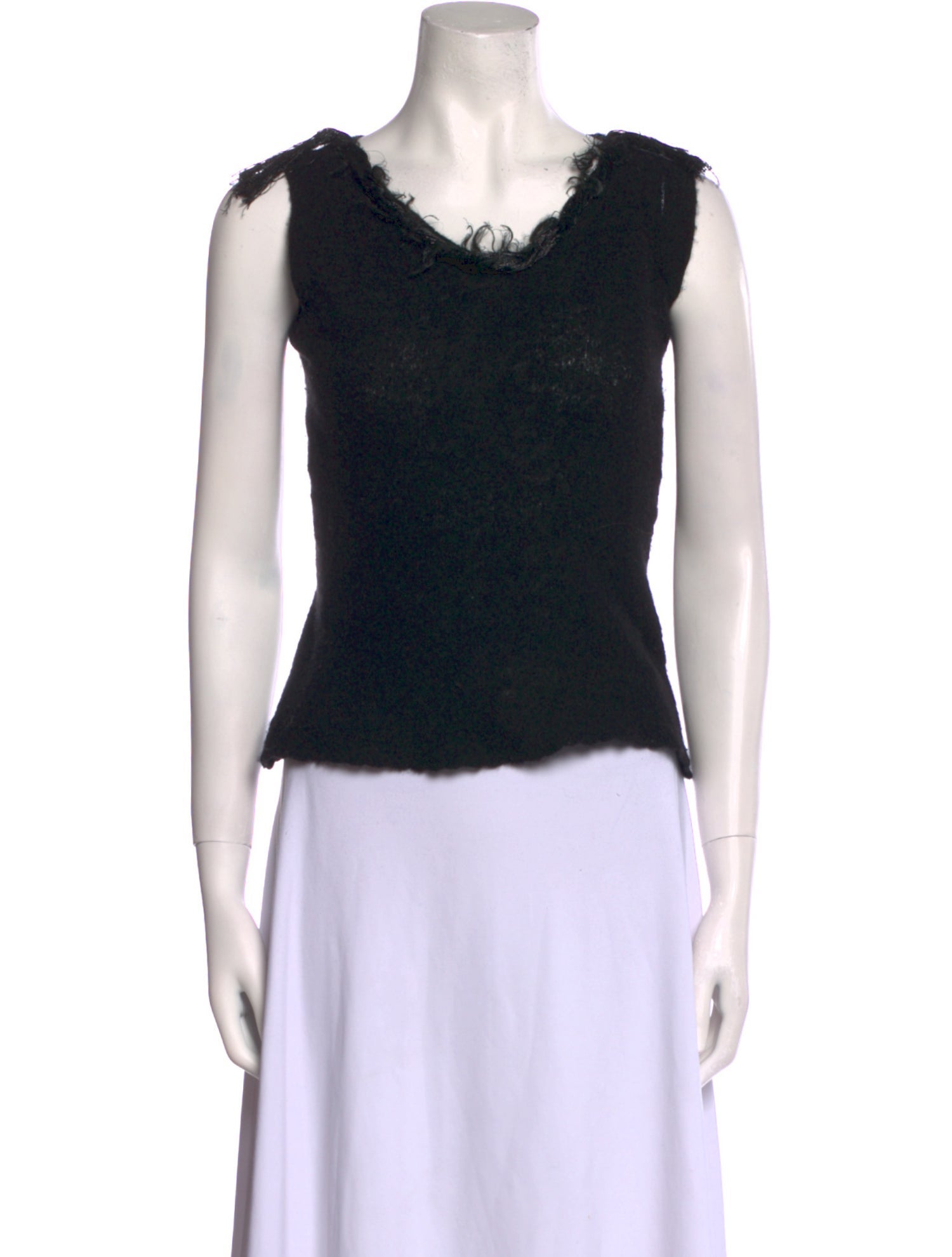 Lainey Keogh Cashmere Scoop Neck Sweater