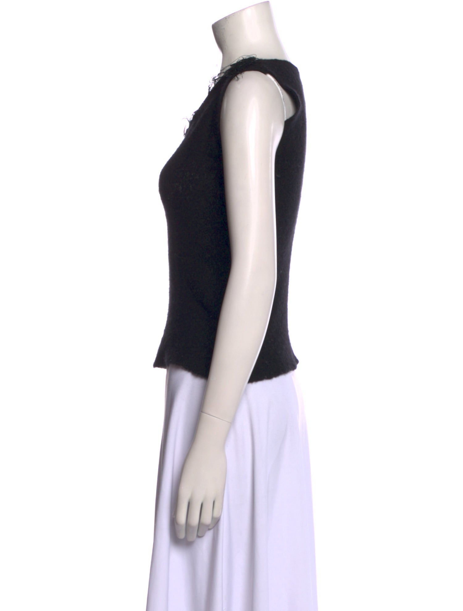 Lainey Keogh Cashmere Scoop Neck Sweater