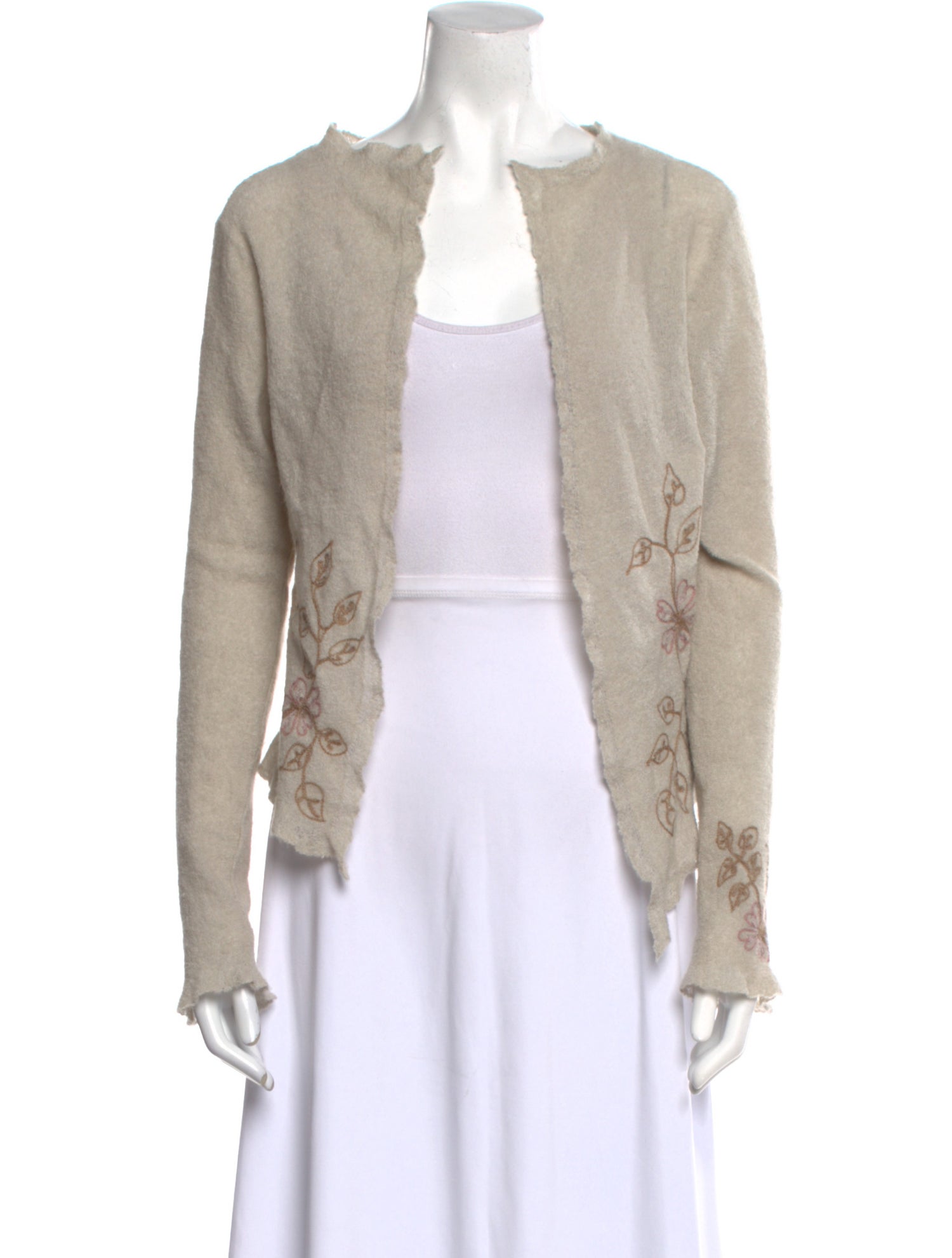 Lainey Keogh Cashmere Open Front Sweater