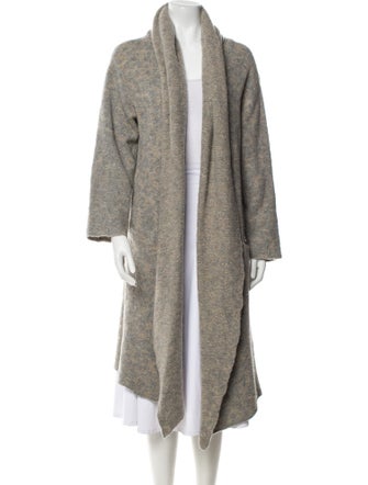 Lainey Keogh Cashmere Faux Fur Coat