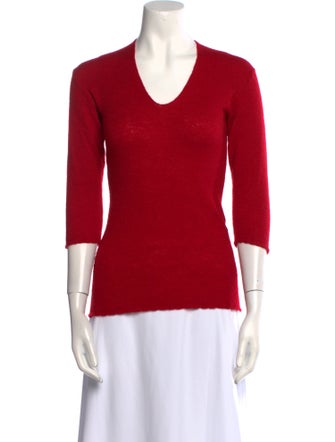 Lainey Keogh Cashmere V-Neck Sweater