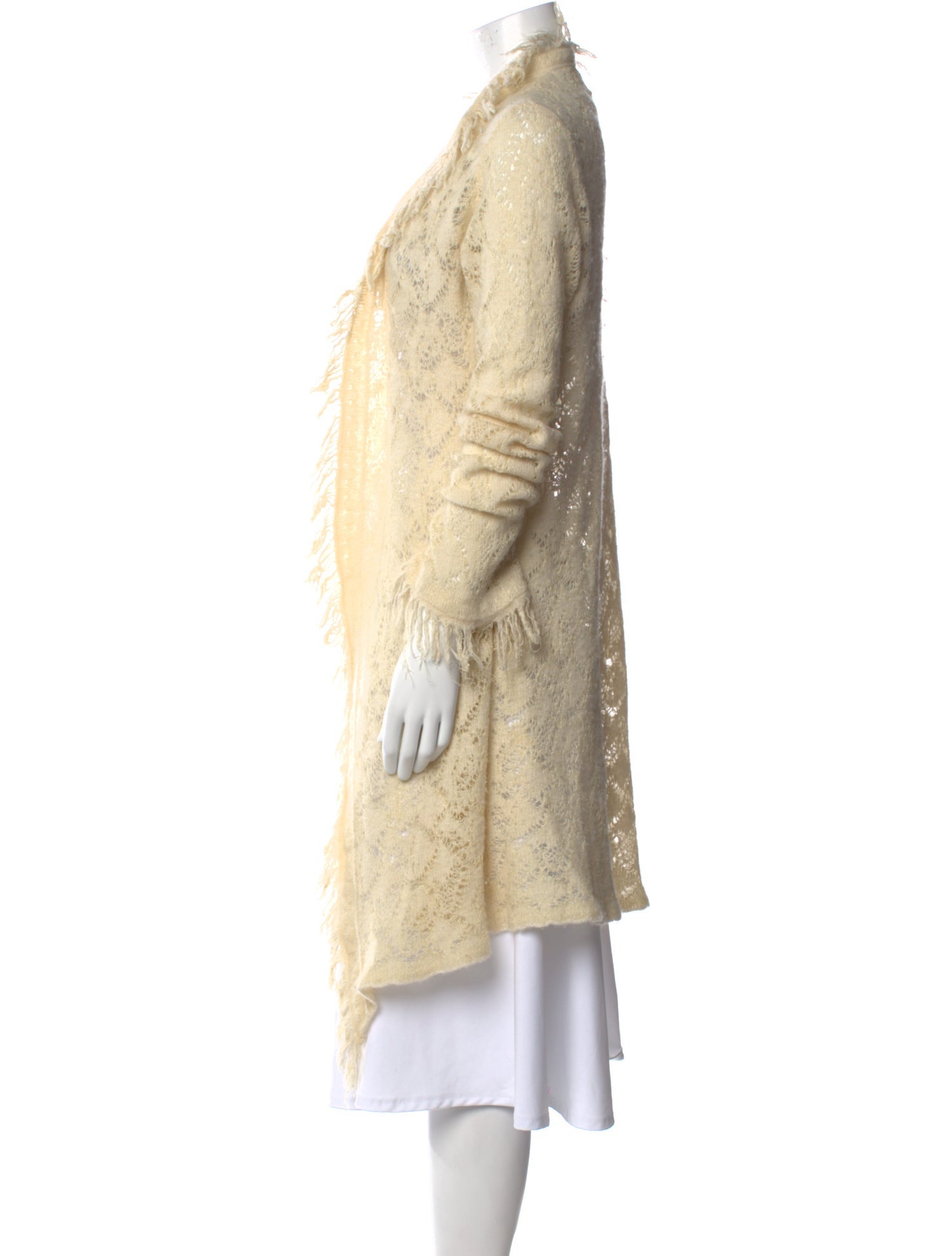 Lainey Keogh Cashmere Open Front Sweater