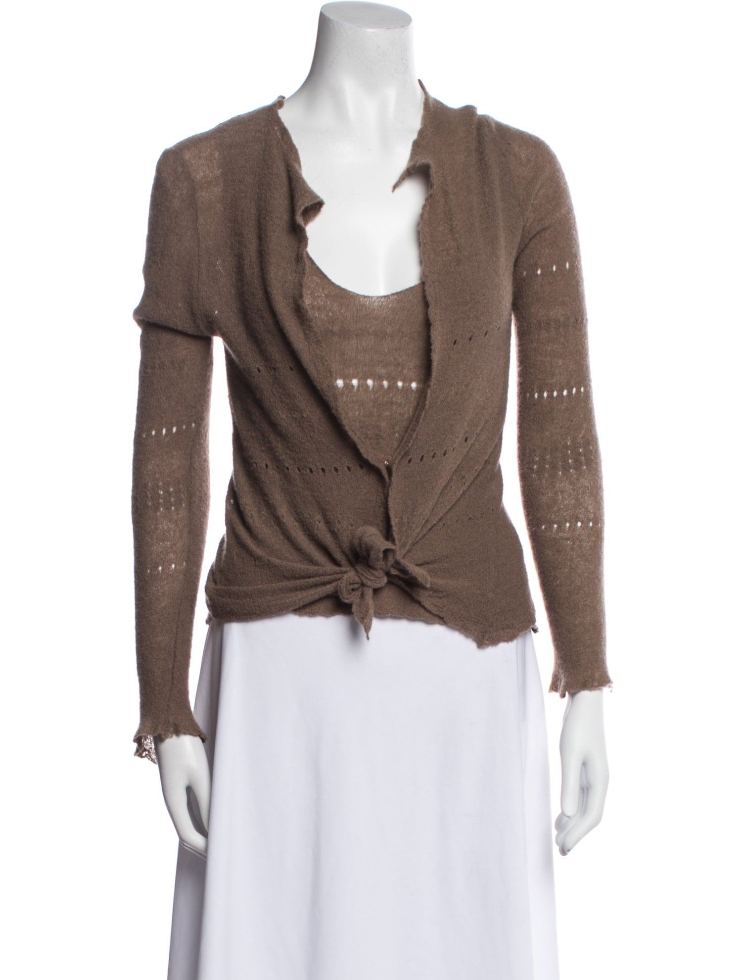 Lainey Keogh Cashmere Cowl Neck Sweater