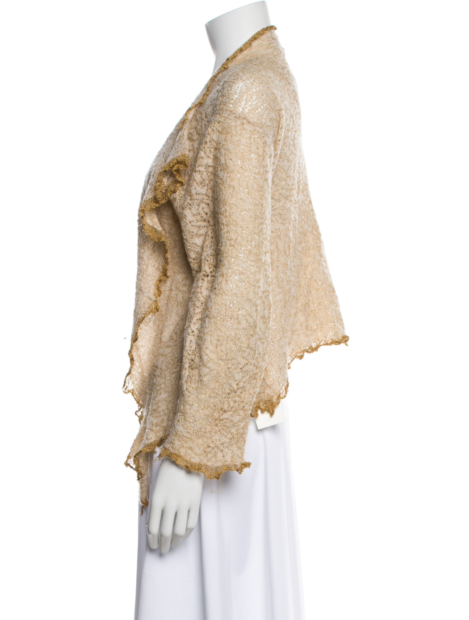 Lainey Keogh Cashmere Open Front Sweater