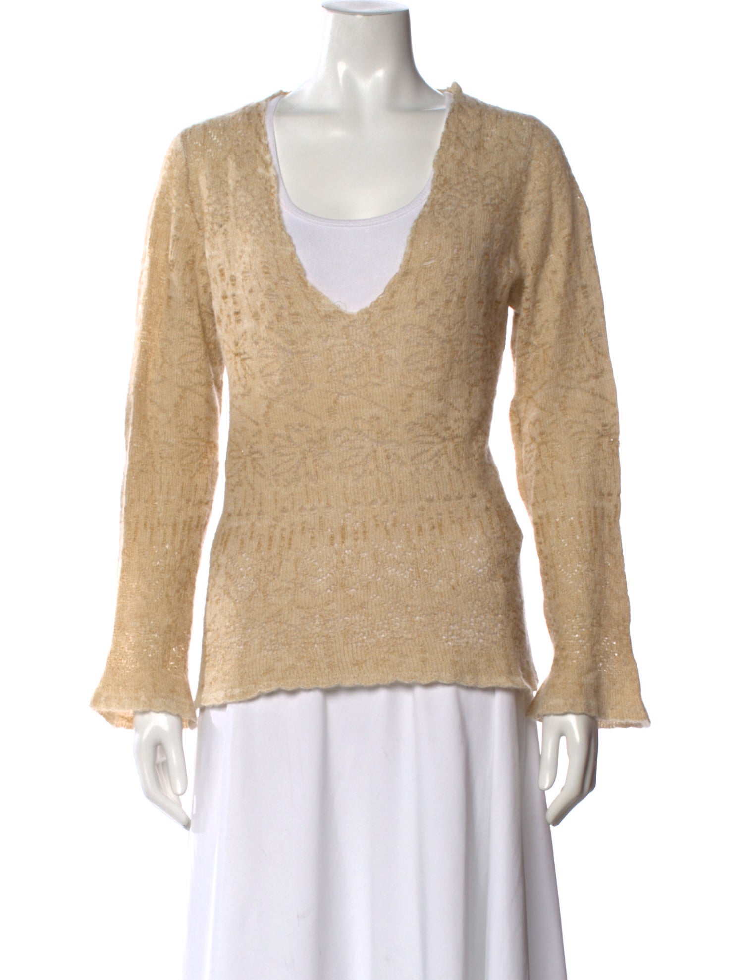 Lainey Keogh Cashmere V-Neck Sweater