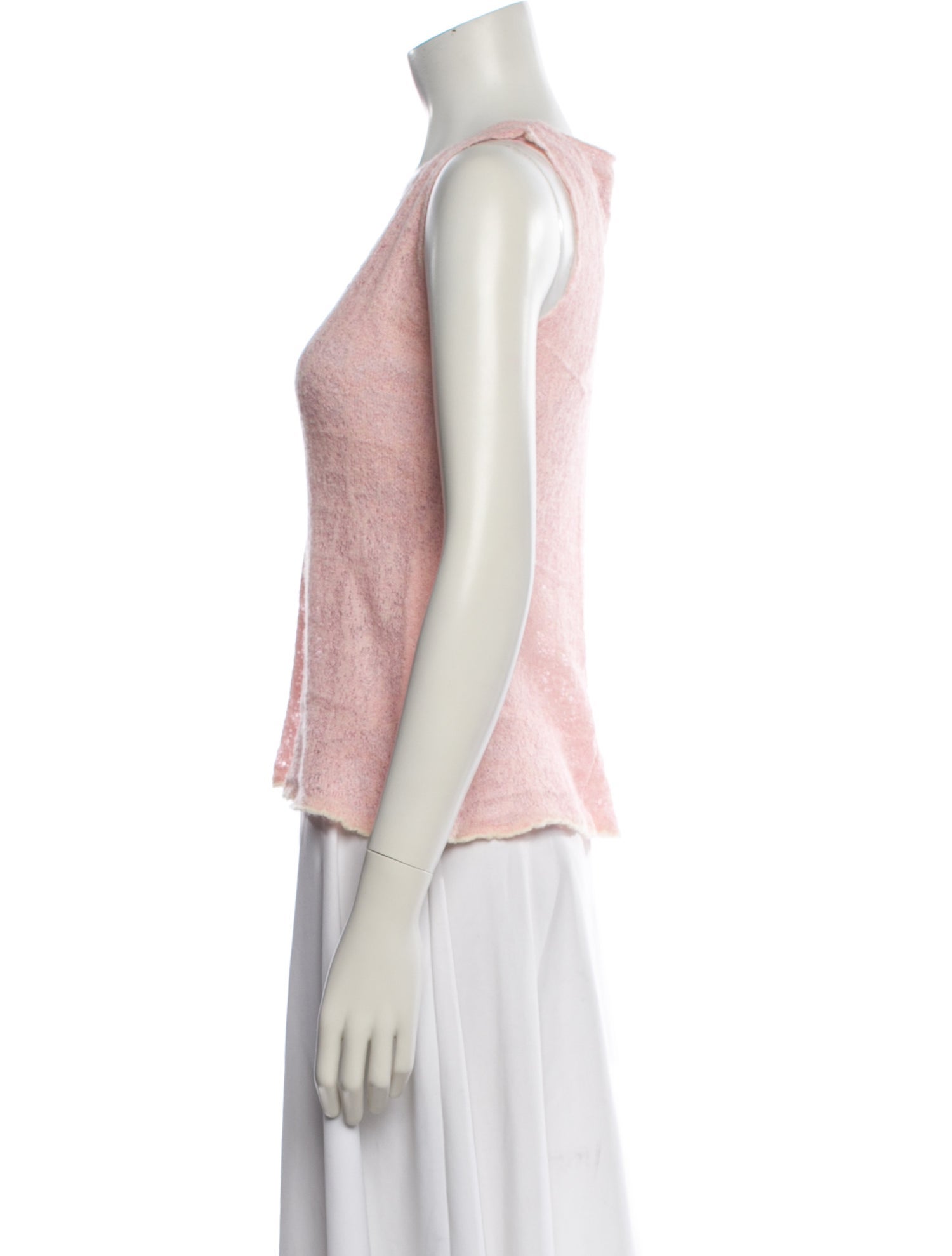 Lainey Keogh Cashmere Scoop Neck Top