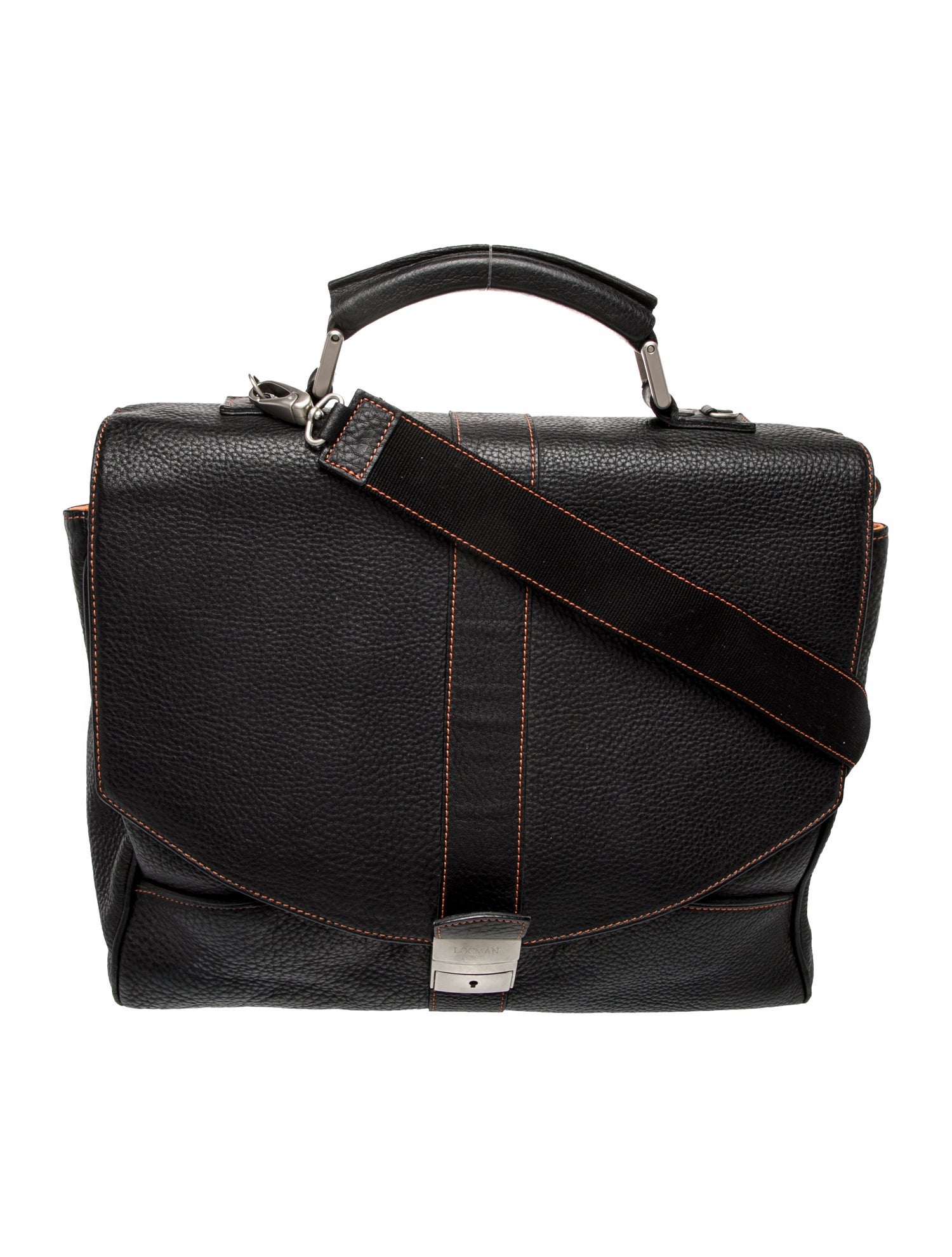 Locman Leather Messenger Bag Vintage