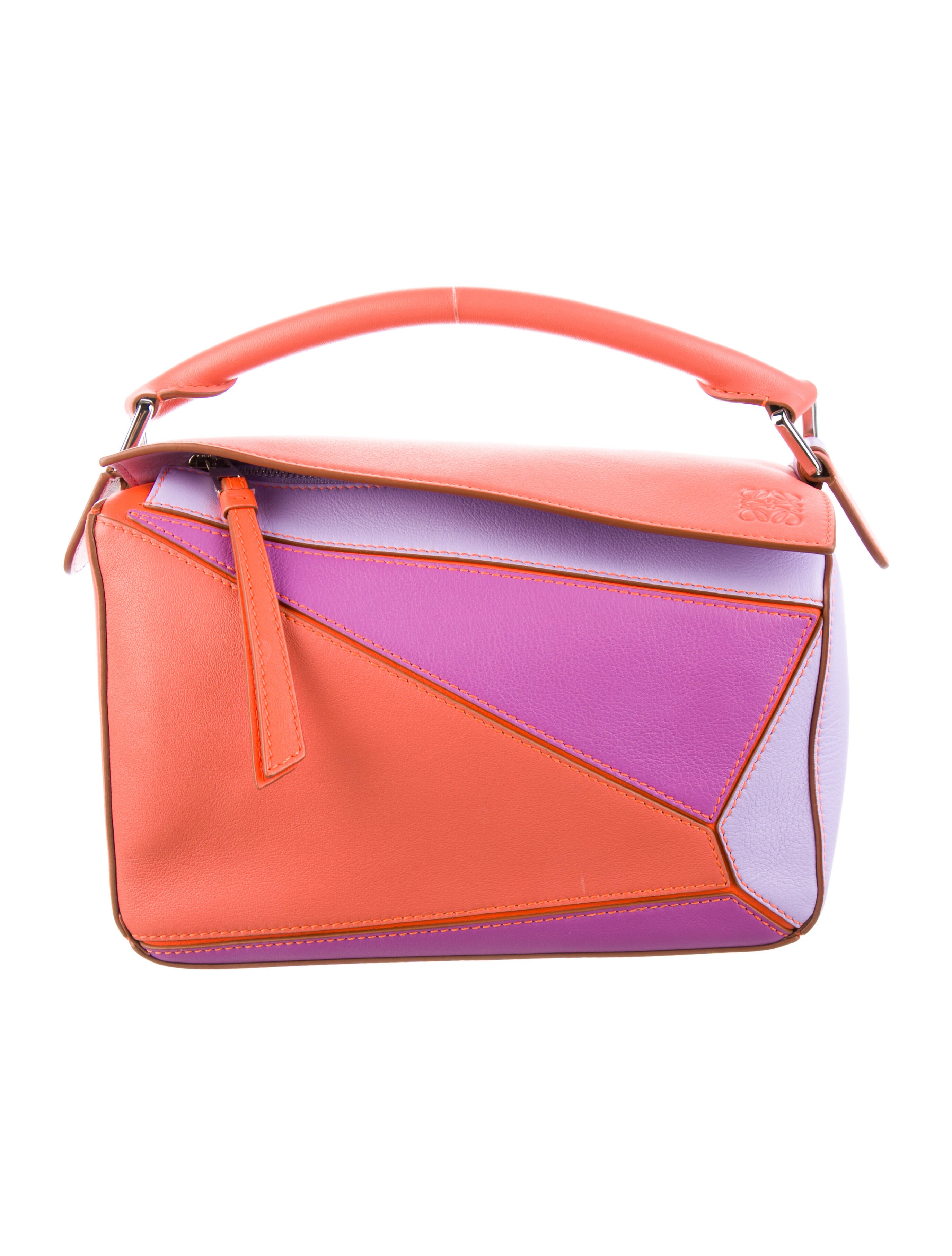 ロエベ LOEWE Bolso paula puzzl naranja Loewe Paula's Ibiza 2020 Small Puzzle Bag - Orange Crossbody
