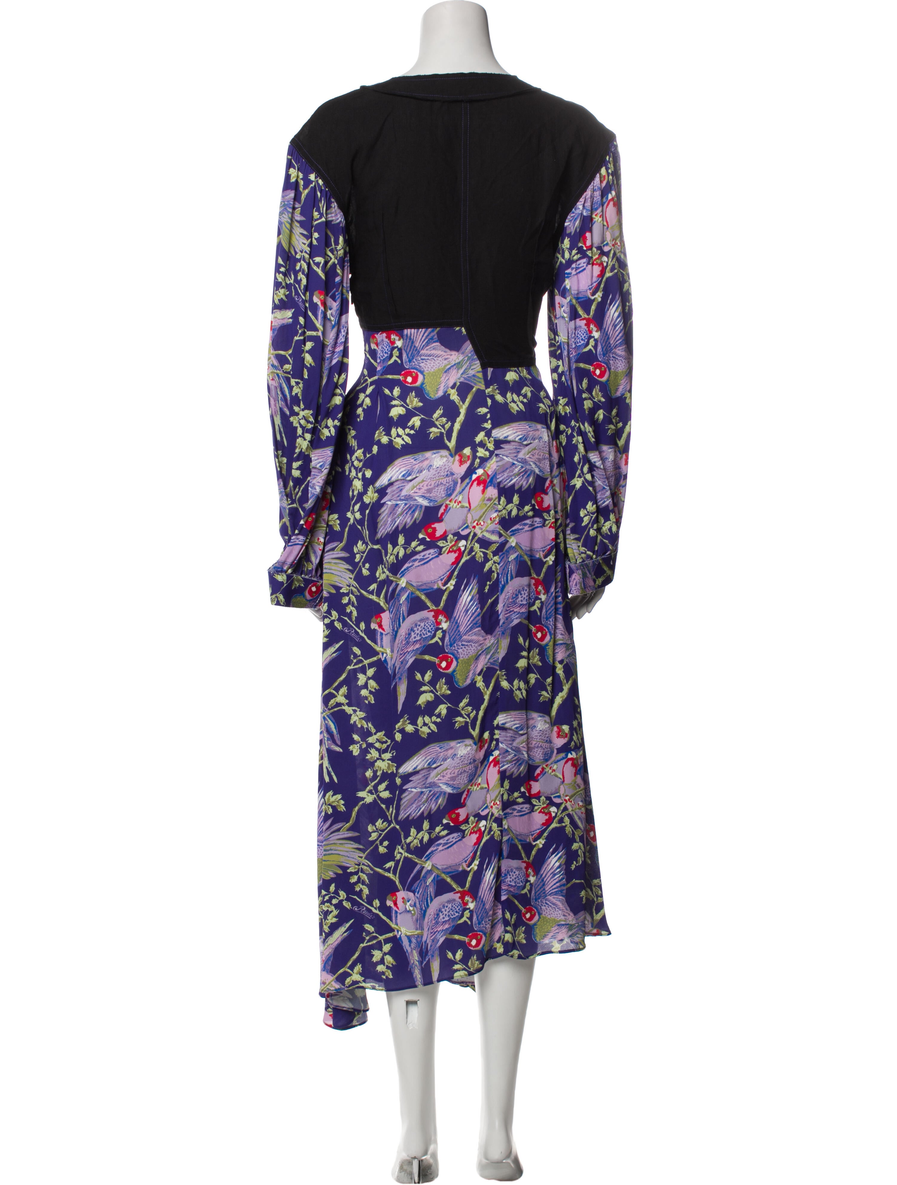 loewe purple dress Loewe