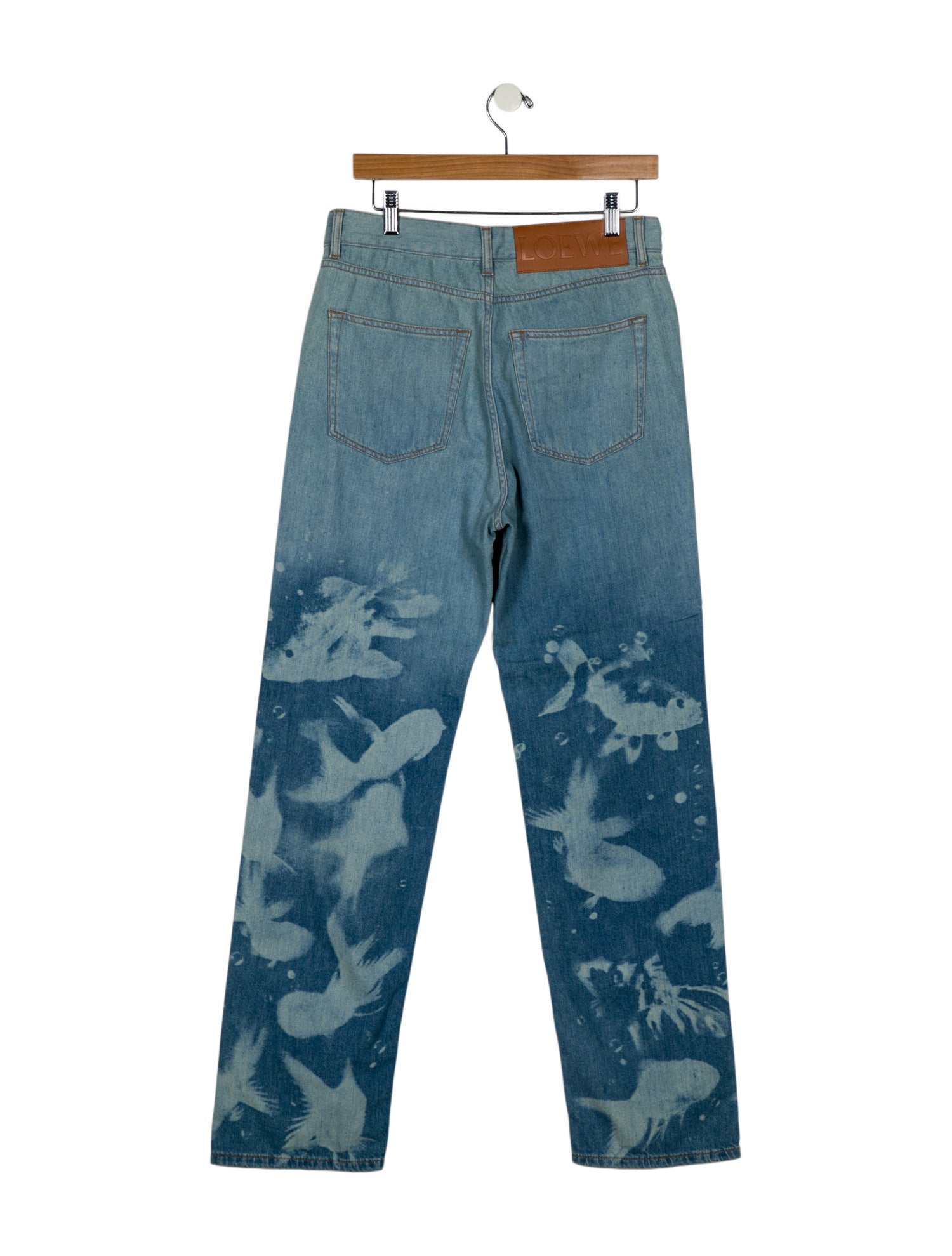 Loewe Paula's Ibiza Signature Logo Straight-Leg Jeans