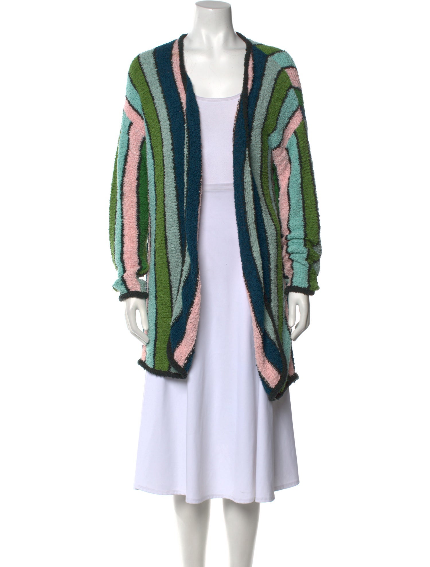 Loewe Paula's Ibiza Striped Open Front Sweater