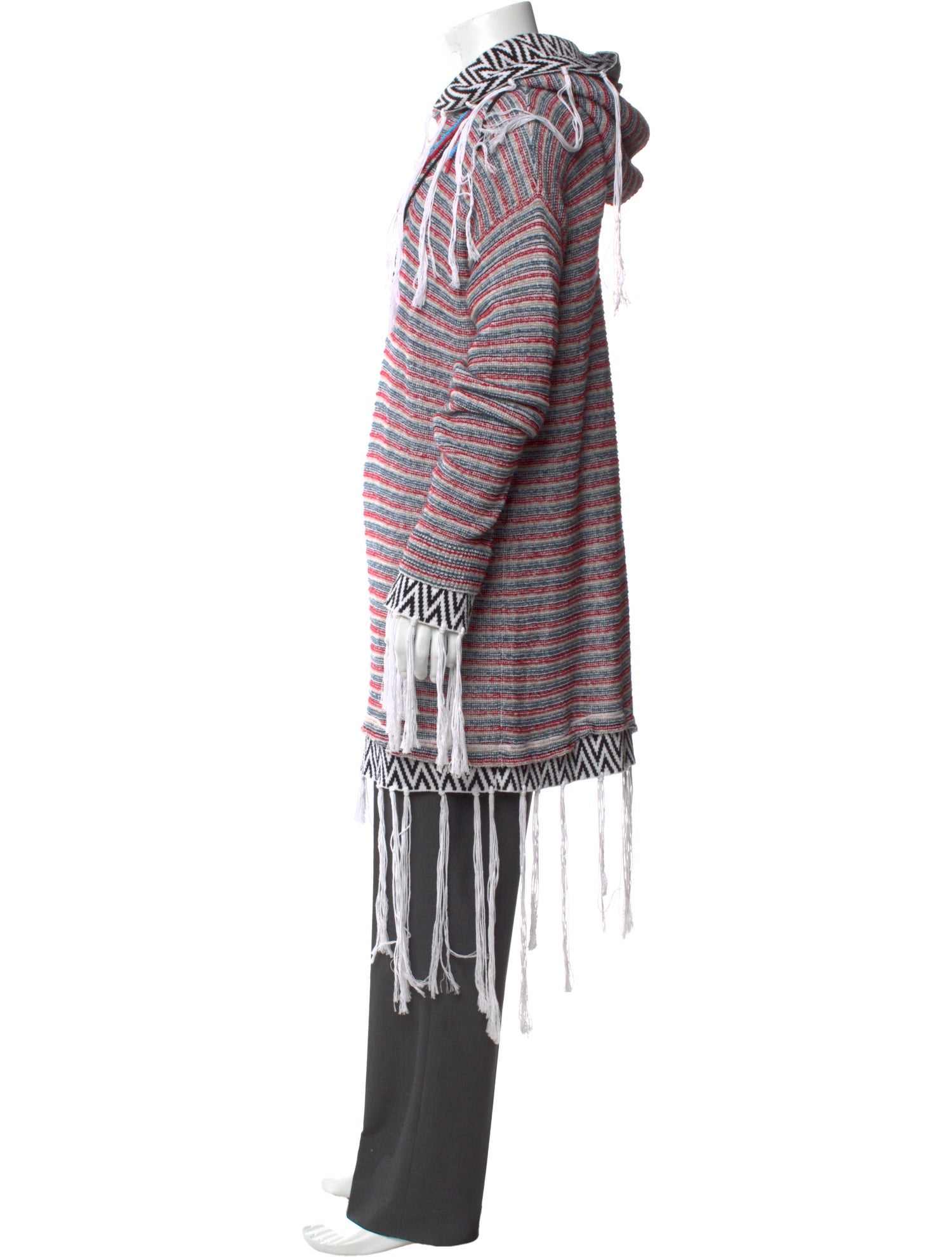 Loewe Paula's Ibiza Striped V-Neck Hoodie