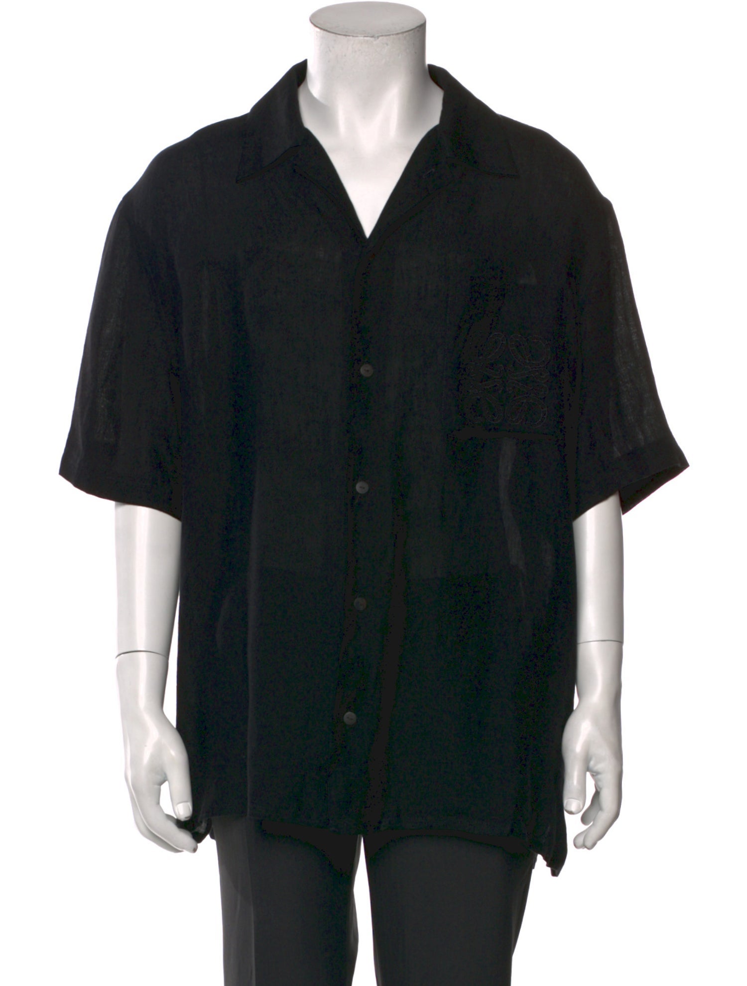 Loewe Paula's Ibiza Linen Short Sleeve Shirt