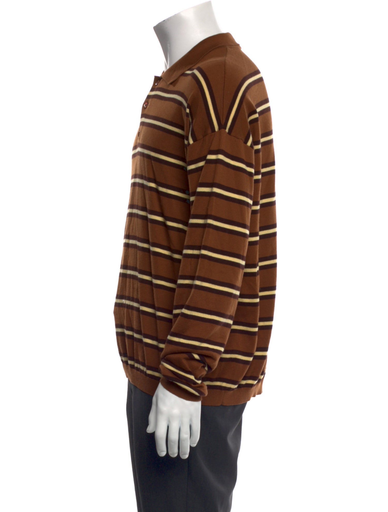 Loewe Paula's Ibiza Signature Logo Striped Polo Shirt