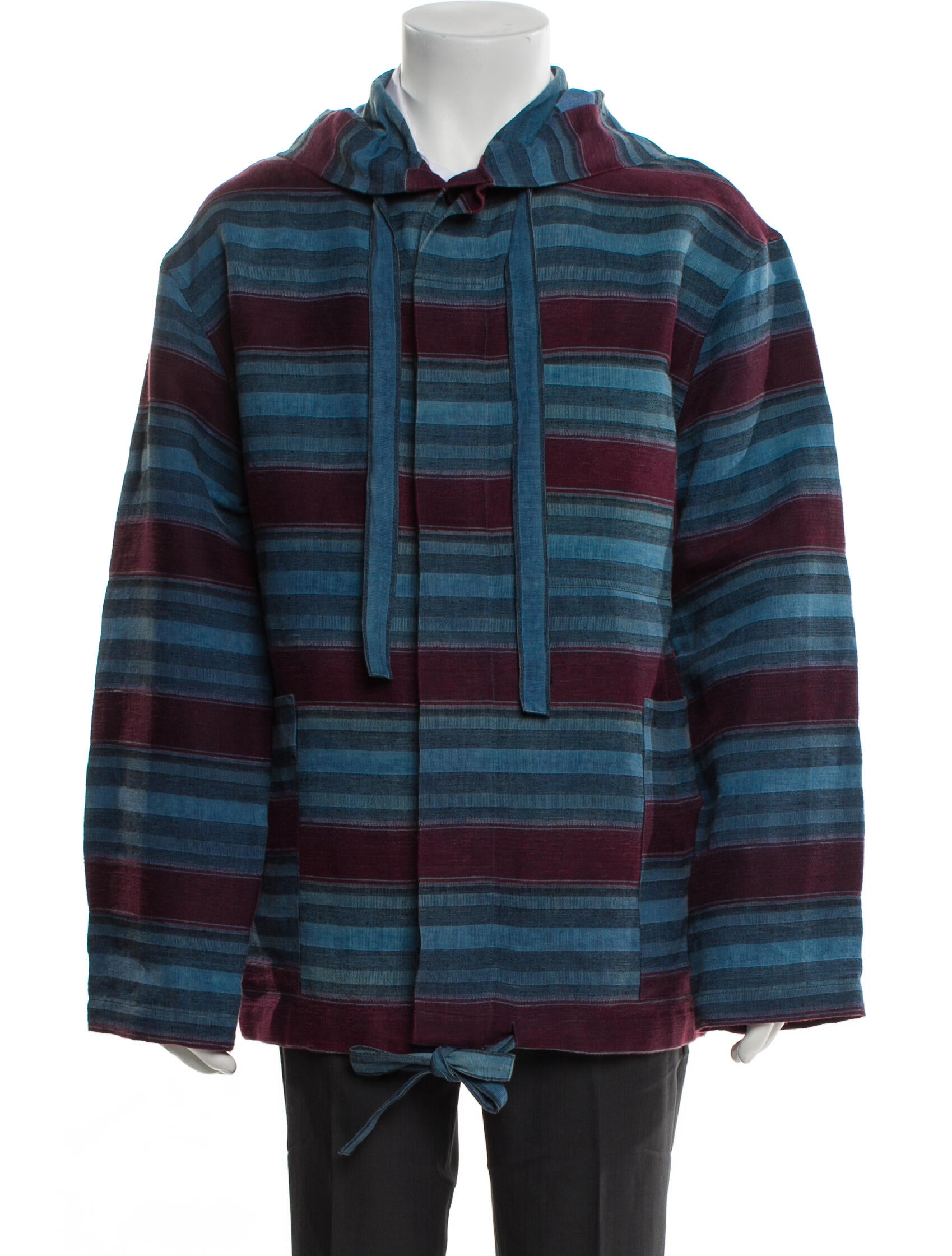 Loewe Paula's Ibiza Linen Striped Parka