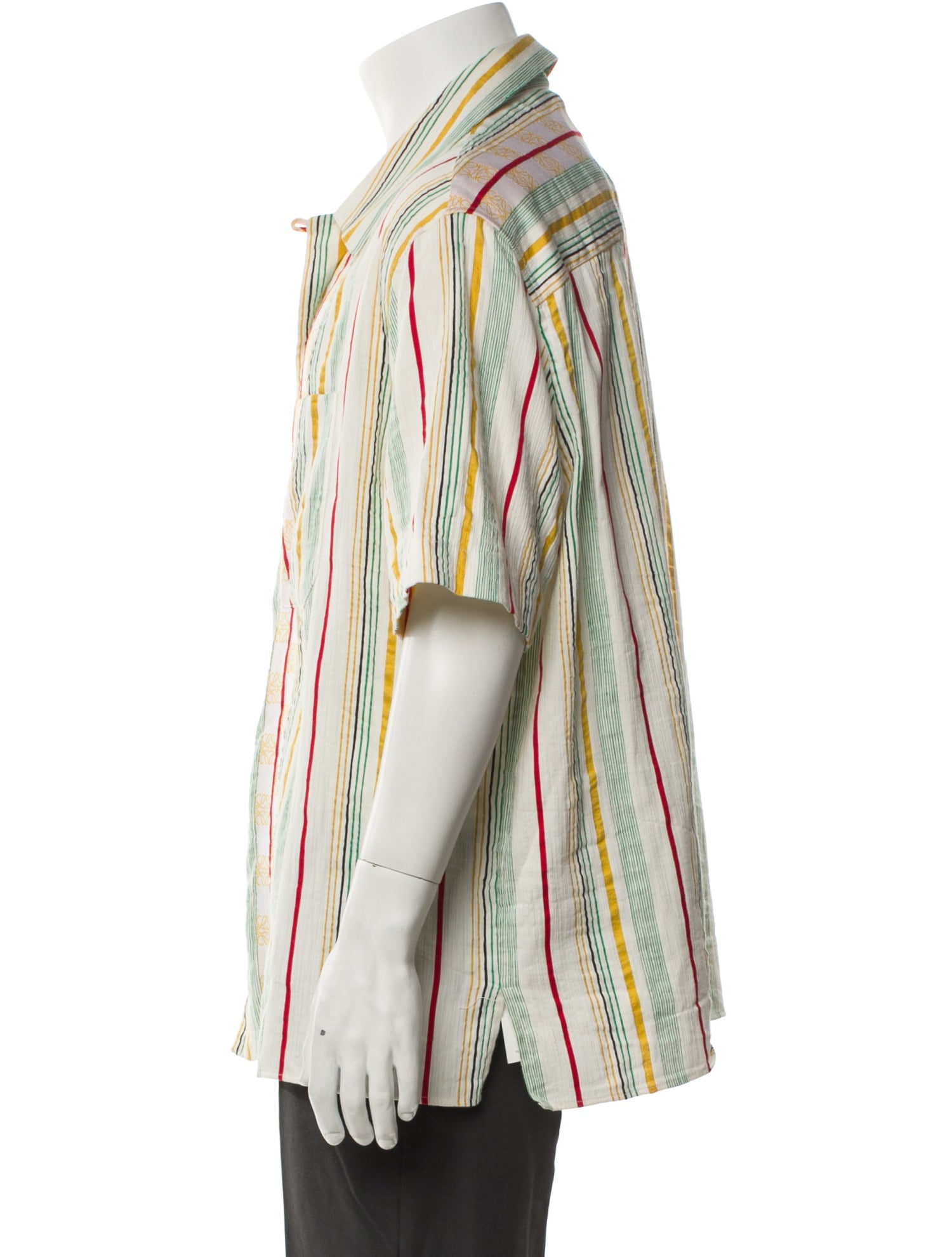 Loewe Paula's Ibiza Striped Short Sleeve Shirt