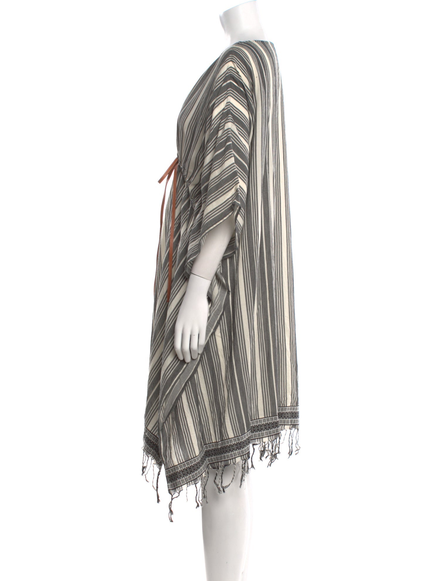 Loewe Paula's Ibiza Striped Knee-Length Dress