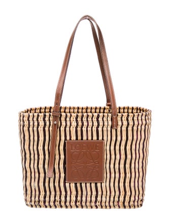 Loewe Paula's Ibiza Raffia Square Basket