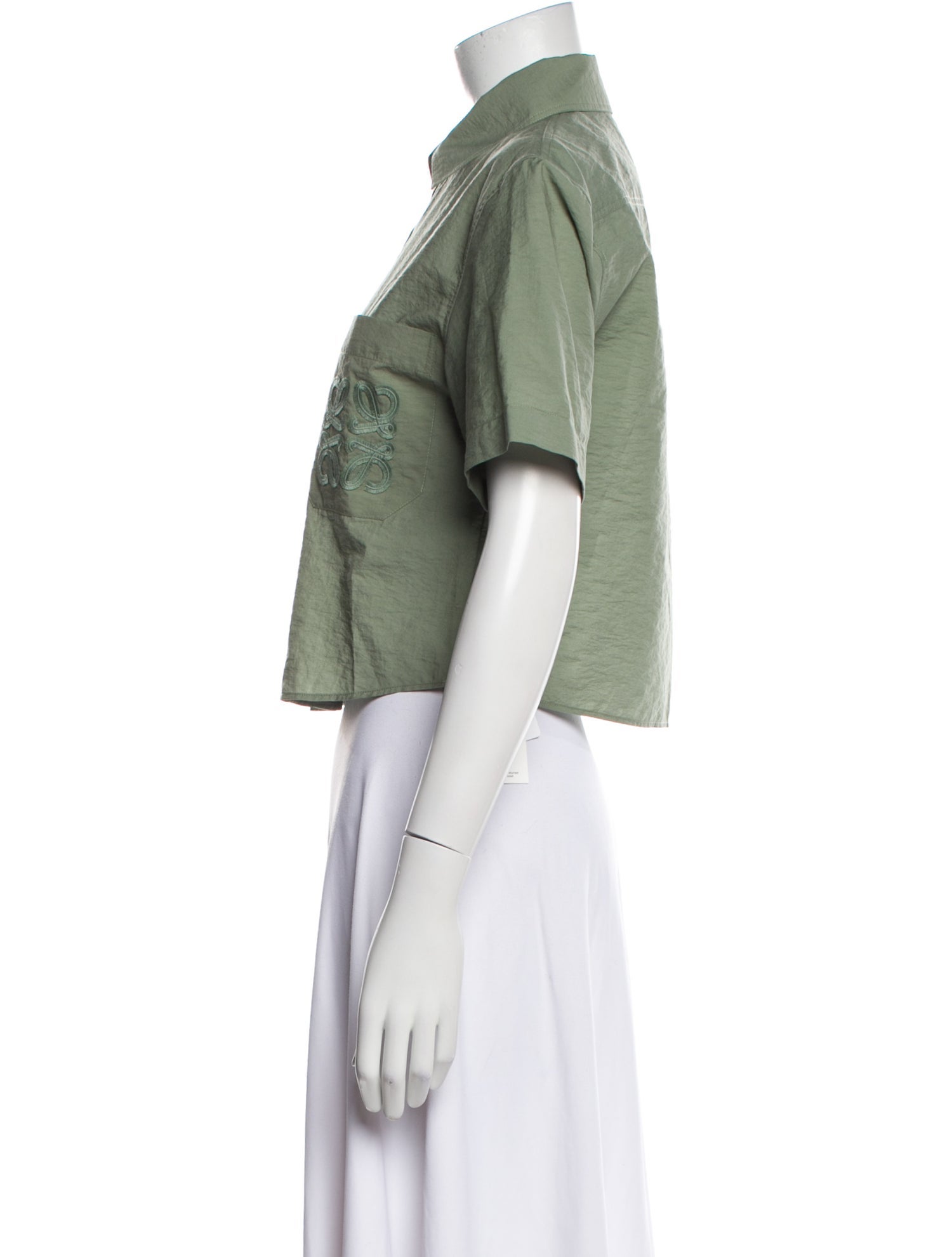 Loewe Paula's Ibiza Short Sleeve Crop Top