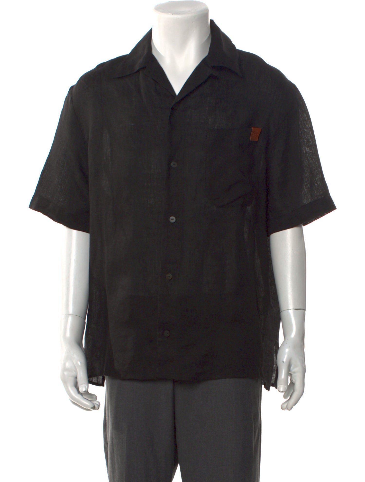 Loewe Paula's Ibiza Linen Short Sleeve Shirt