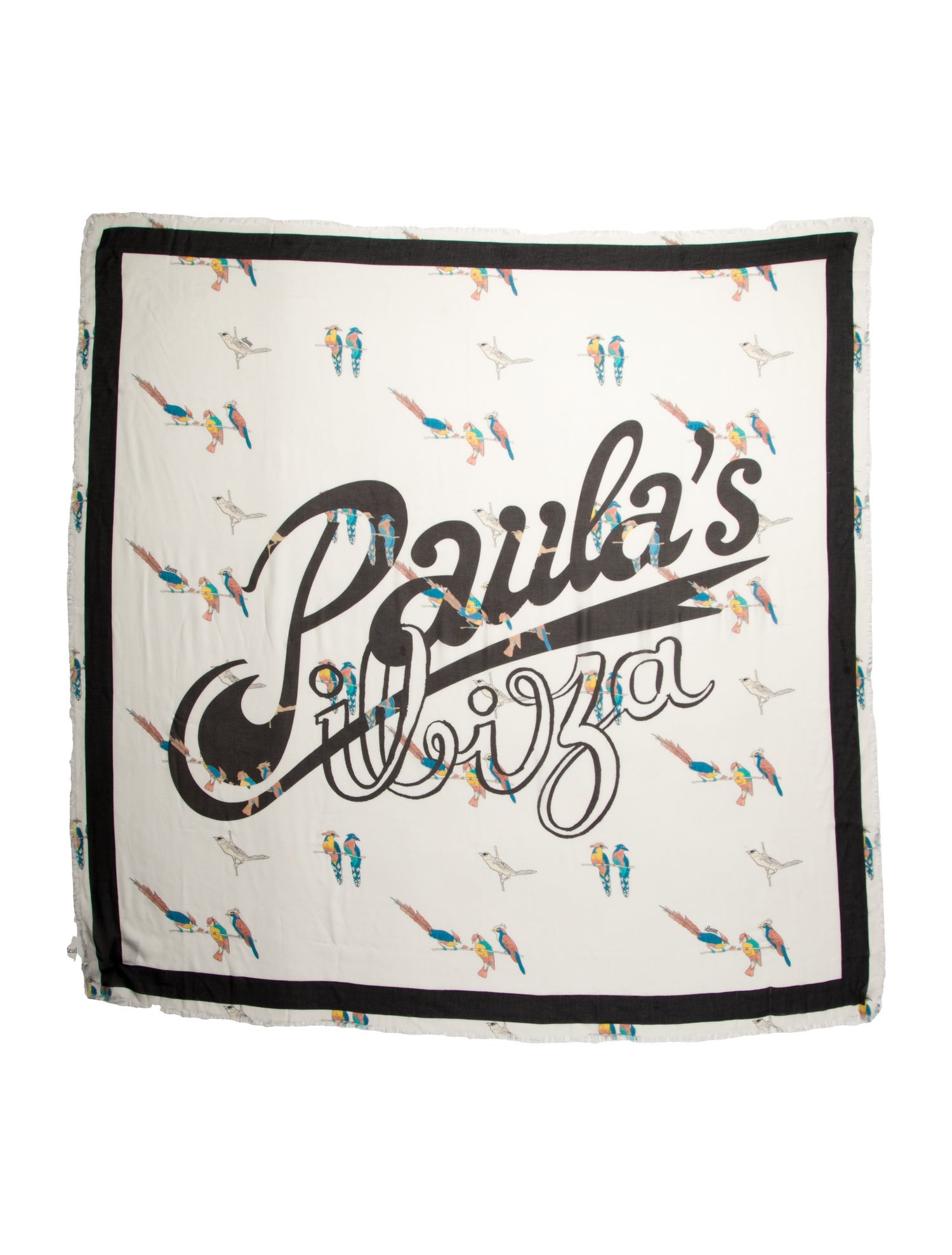 Loewe Paula's Ibiza Parrot Printed Scarf