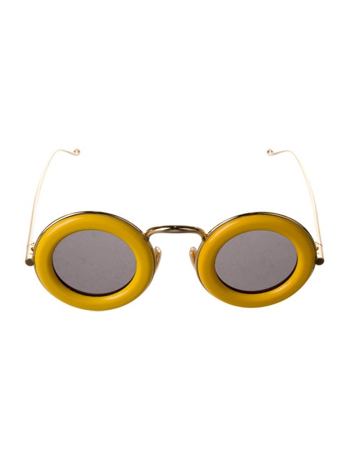 Loewe Round Mirrored Sunglasses