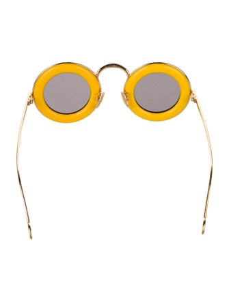 Loewe Round Mirrored Sunglasses