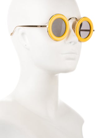 Loewe Round Mirrored Sunglasses