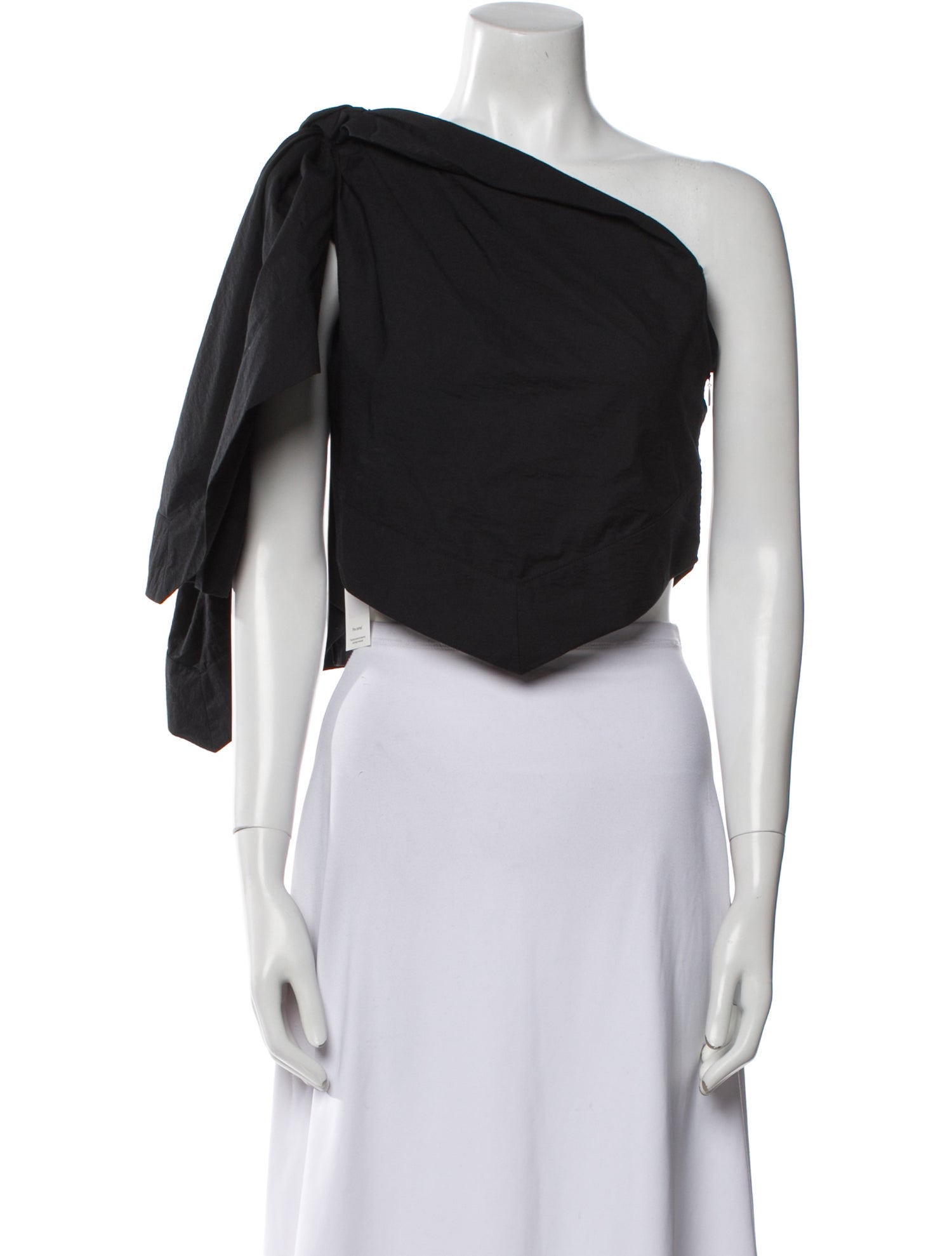 Loewe Paula's Ibiza One-Shoulder Three-Quarter Sleeve Crop Top w/ Tags