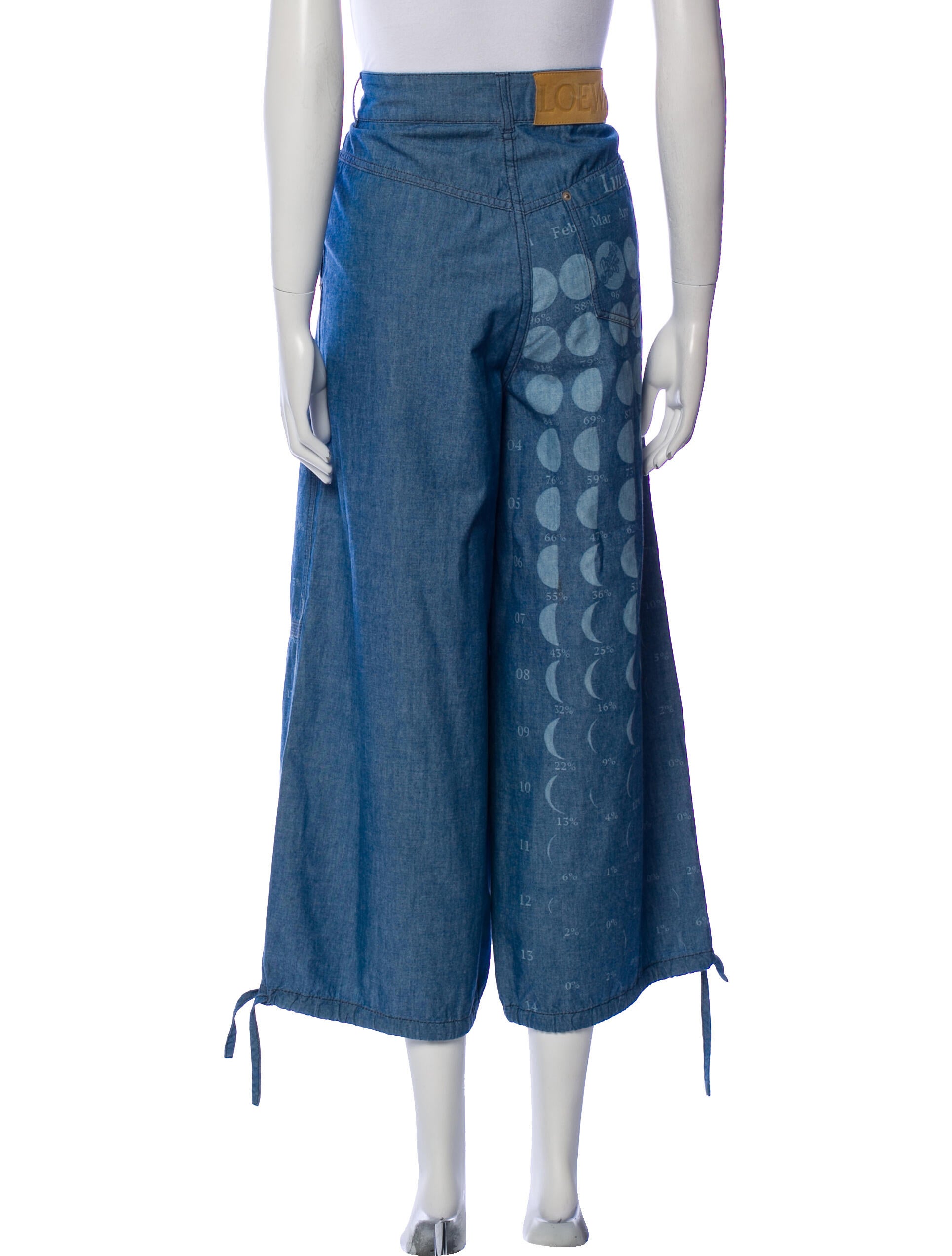 Loewe Paula's Ibiza Printed Wide Leg Pants