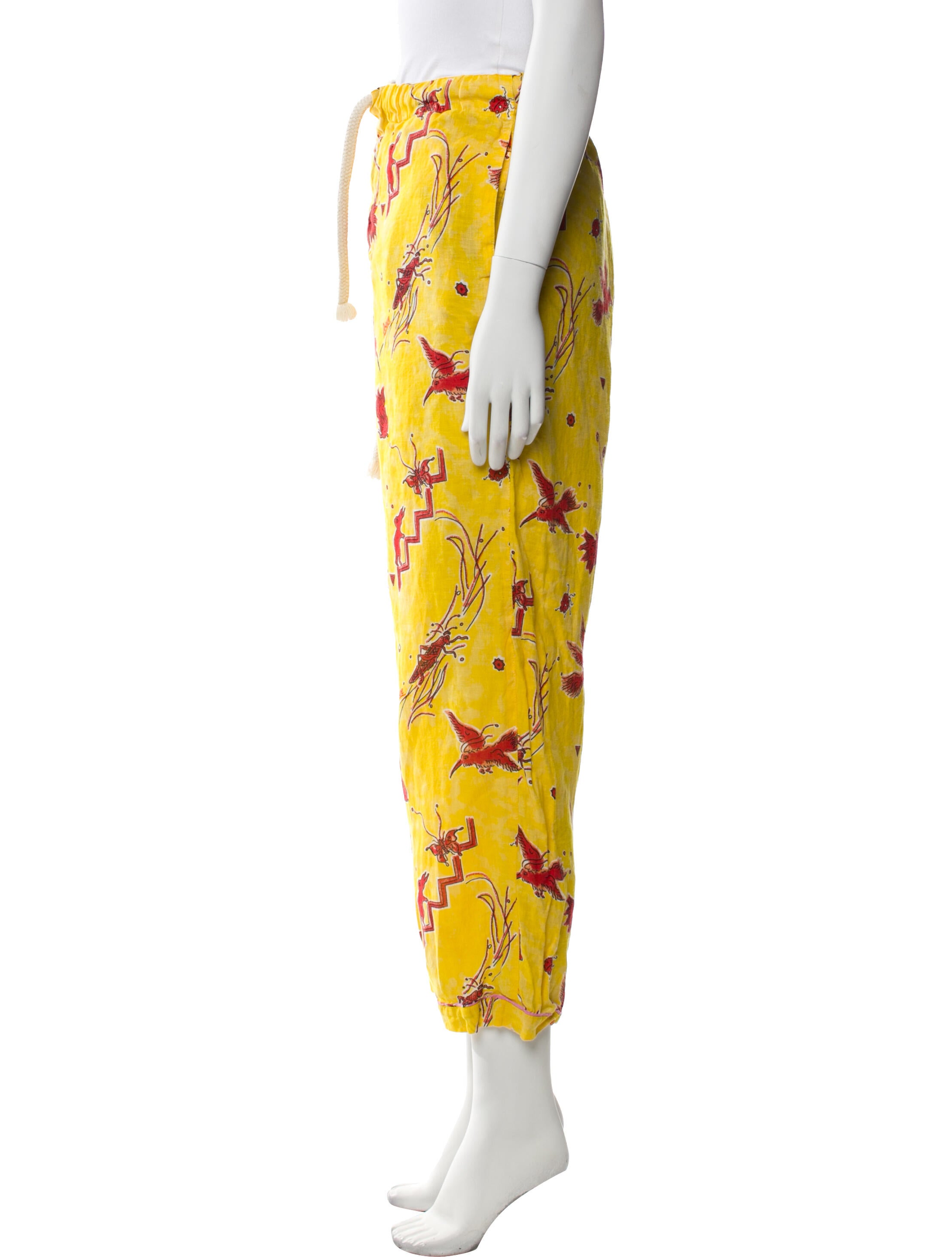 Loewe Paula's Ibiza Linen Wide Leg Pants