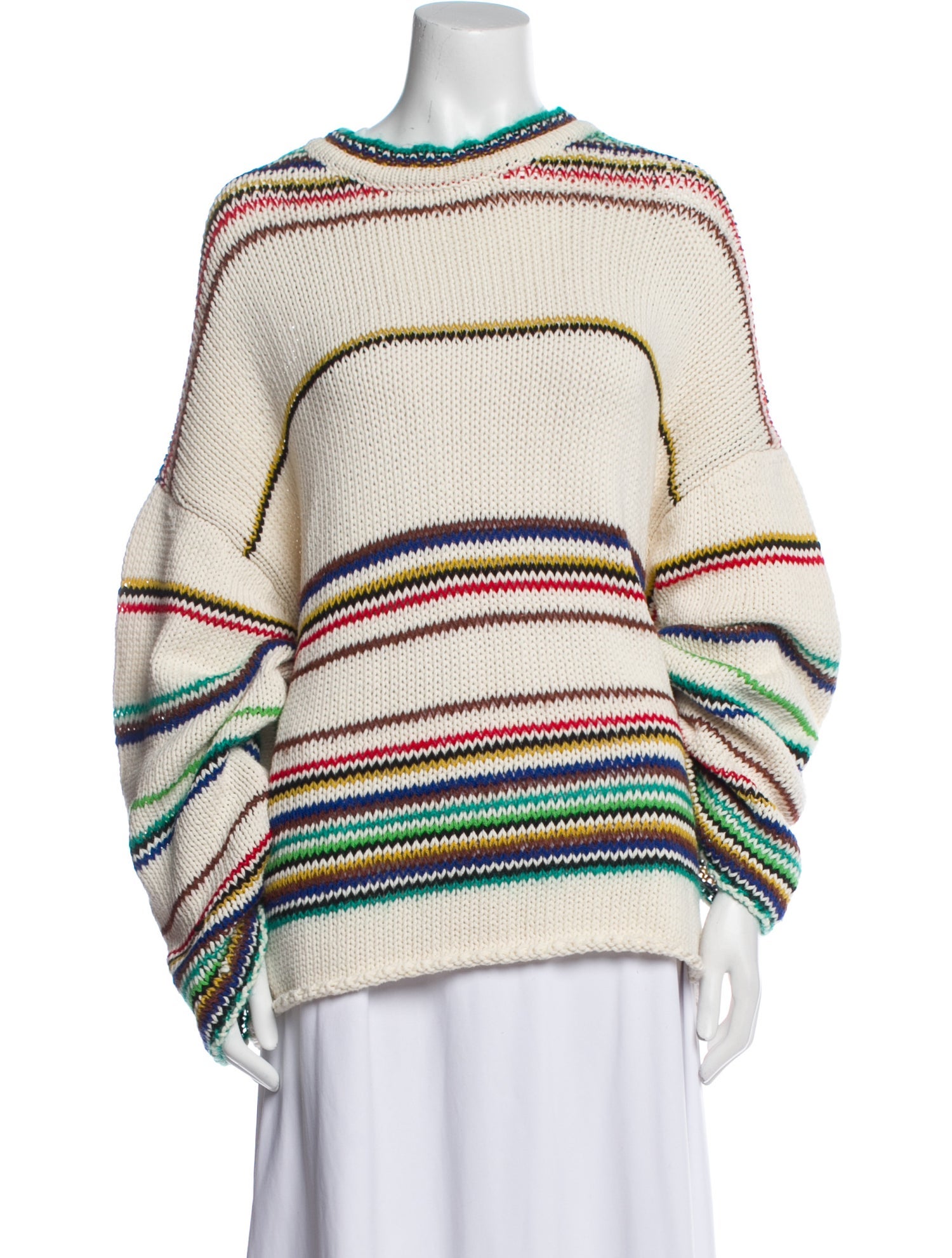 Loewe Paula's Ibiza Striped Bateau Neckline Sweater