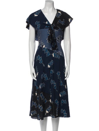 Loewe Paula's Ibiza Floral Print Long Dress