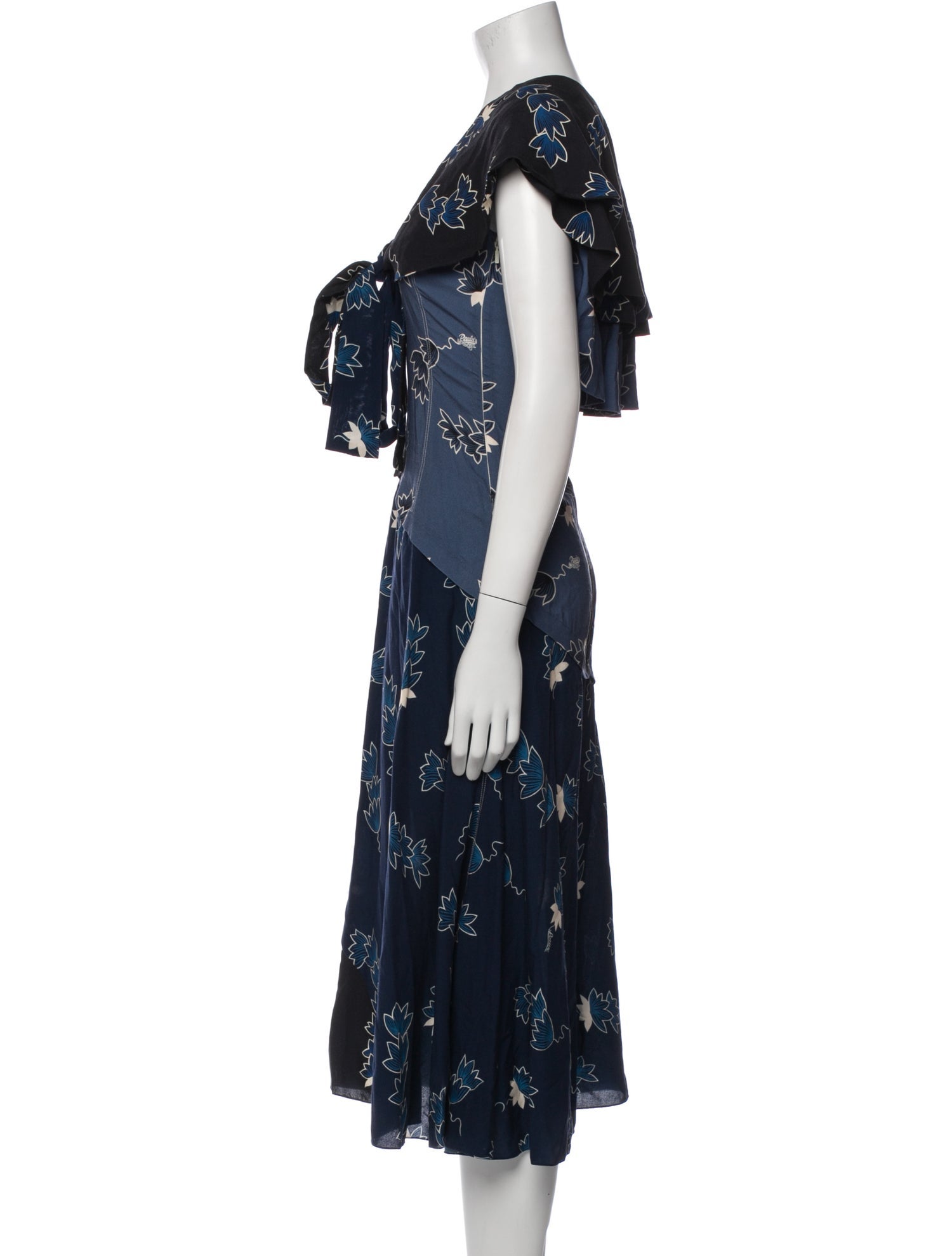 Loewe Paula's Ibiza Floral Print Long Dress