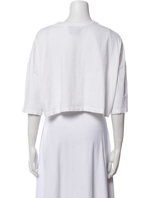 Loewe Paula's Ibiza Graphic Print Crew Neck Crop Top