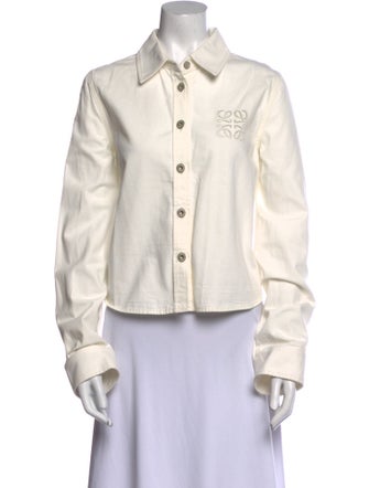 Loewe Paula's Ibiza Long Sleeve Button-Up Top